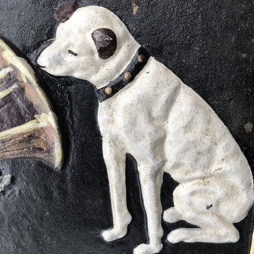 His Masters Voice You Know It By This Cast Iron Sign