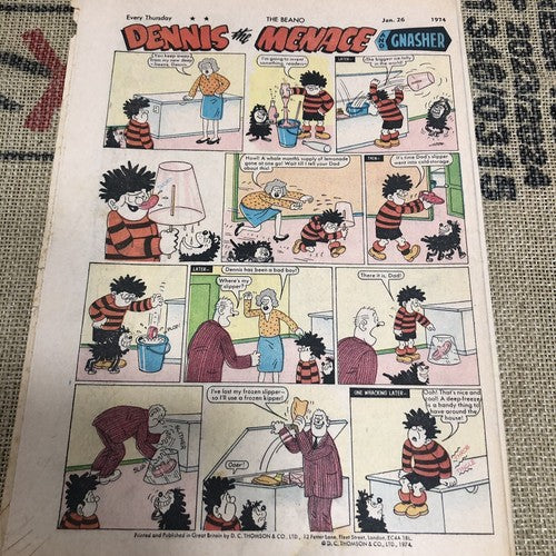 Beano Bundle Of Four 1974s Comics