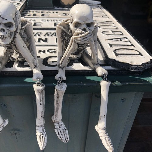 Wise Skeletons Shelf Sitters Set Of 3