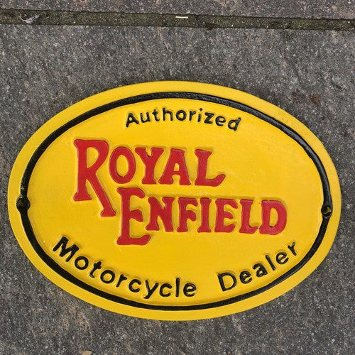 Royal Enfield Cast Iron Sign