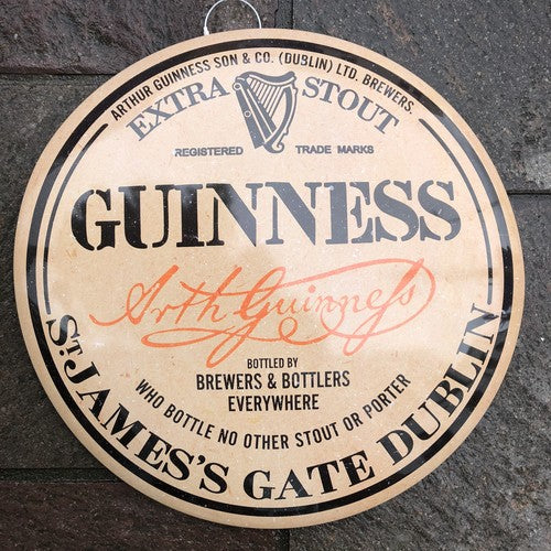 Guinness Domed Metal Sign