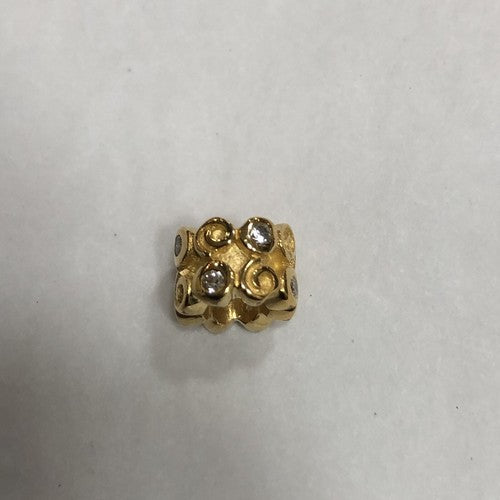 Chrysalis Gold Plated On Silver Base Slider Charm CRS0023G