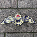 RAF Wings Metal Sign