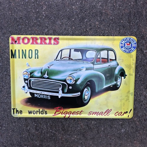 Morris Minor Metal Sign