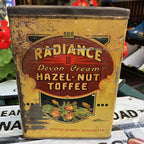 Radiance Devon Cream Hazel - Nut Toffee Vintage Tin
