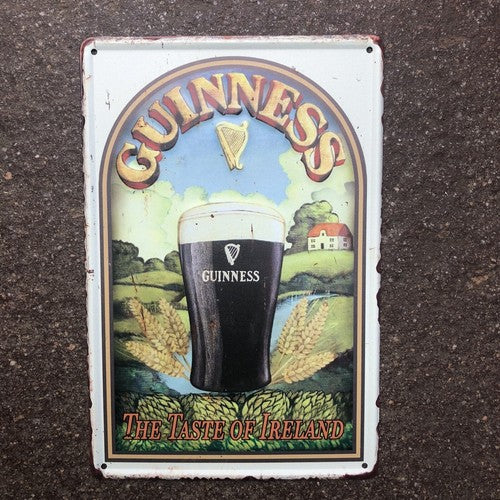 Guinness The Taste Of Ireland Metal Sign New Design