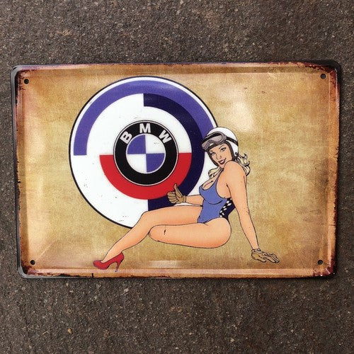 BMW Metal Sign