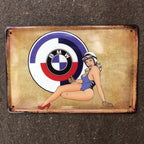 BMW Metal Sign