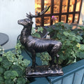 Deer Figure On Base Cast Iron