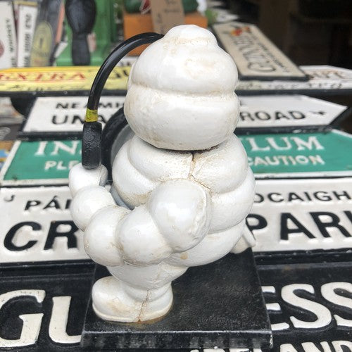 Michelin Man Inflating Tyre Cast Iron