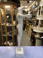 Gymnast Standing Diamanté Effect Ornament