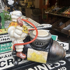 Michelin Man With Compressor Cast Iron