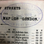 Tape Indicator Map Of London S P C K