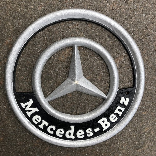 Mercedes- Benz Cast Iron Sign