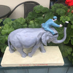 Guinness Elephant With Zoo Keeper