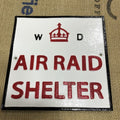 Air Raid Shelter Cast Iron Sign