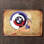 BMW Metal Sign