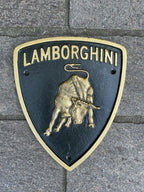 lamborghini Cast Iron Sign