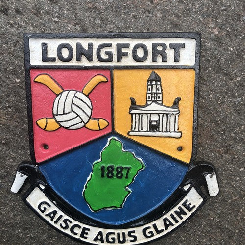 Longfort Crest Cast Iron Sign