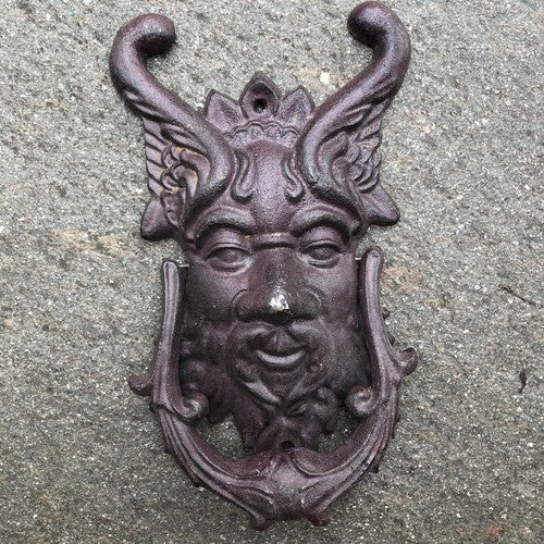 Door Knocker Demon Cast Iron