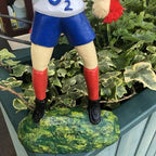 Betty Boop Rugby Player Cast Iron Doorstop