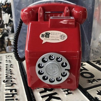 Red Old Fashion Style Money Box