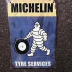 Michelin Man Metal Sign