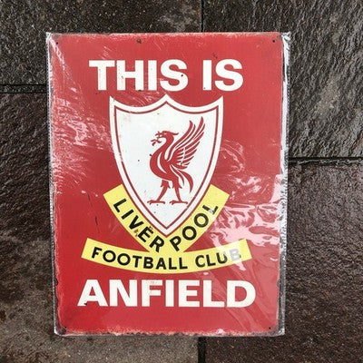This Is Anfield Steel Sign
