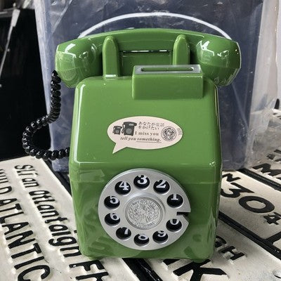 Green Old Fashion style Money Box