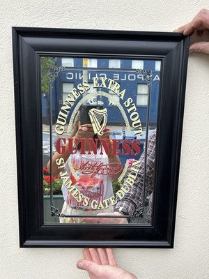 guinness pub mirror