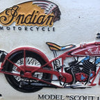 Indian Motorcycle Cast Iron Sign