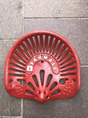 Farmall Cast Iron Tractor Seat