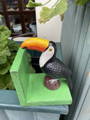 Guinness Toucan Cast Iron Bookends