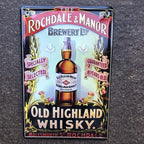 The Rochdale & Manor Brewery Ltd Metal Sign