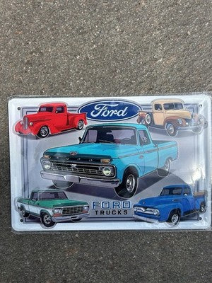 Ford Trucks Metal Sign