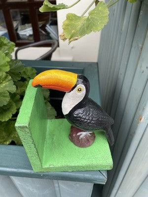 Guinness Toucan Cast Iron Bookends