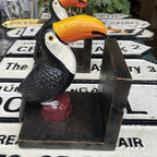 Guinness Toucan Cast Iron Bookends