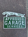 Jaguar Aluminium Approved Garage Services Sign