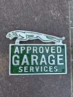 Jaguar Aluminium Approved Garage Services Sign