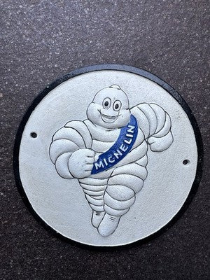 Michelin Man Cast Iron Sign