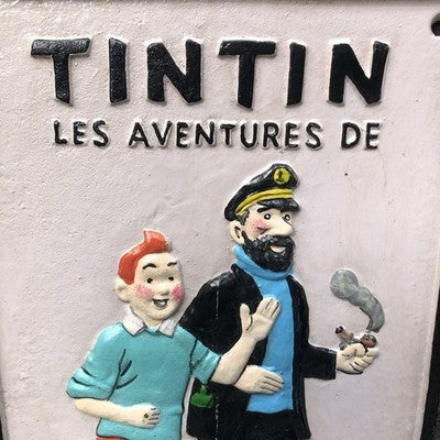 Tin Tin Cast Iron Sign