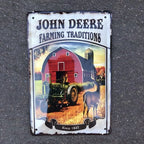 John Deere Farming Traditions Metal Sign
