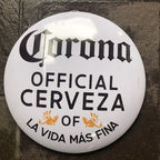 Corona Official Cerveza 40 Cms Domed Metal Sign