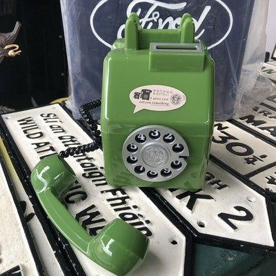 Green Old Fashion style Money Box