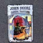 John Deere Farming Traditions Metal Sign