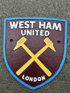 West Ham United Cast Iron Sign