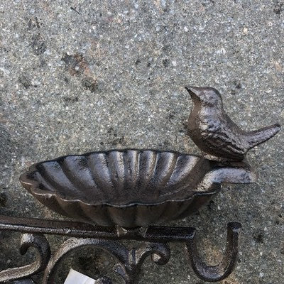 Bird Feeder With Bracket Cast Iron