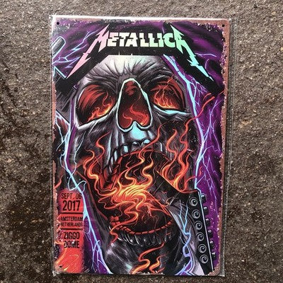 Metallica Metal Sign