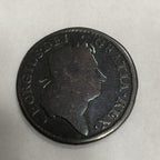 George 1 Copper Irish Half Penny