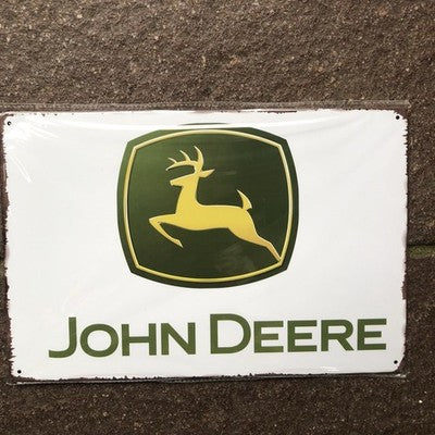 John Deere Metal Sign